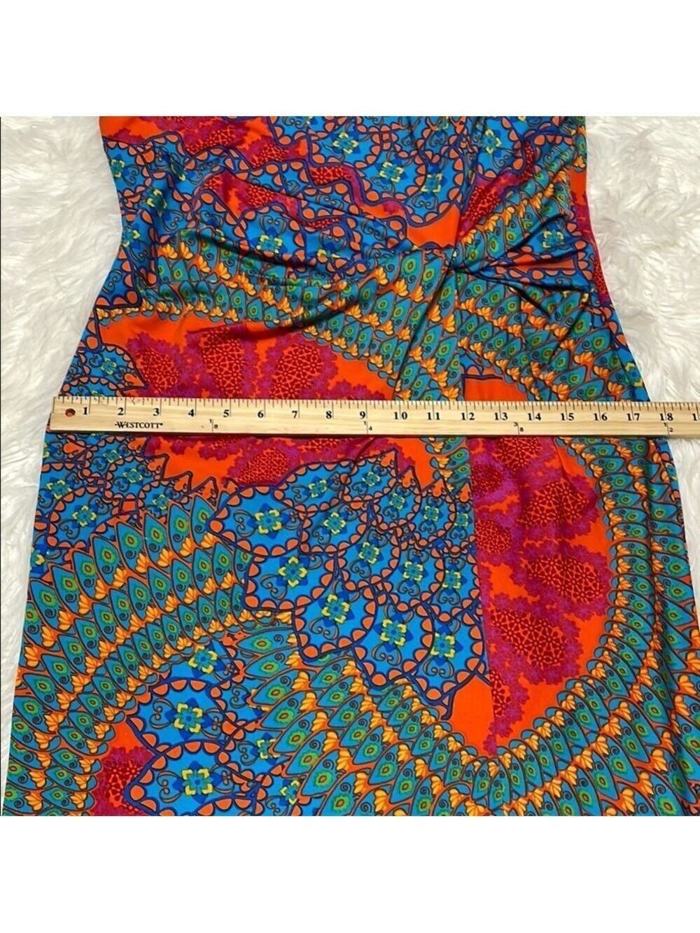 Ellen Tracy Multi Color Sheath Dress Sz 8P - Picture 7 of 14